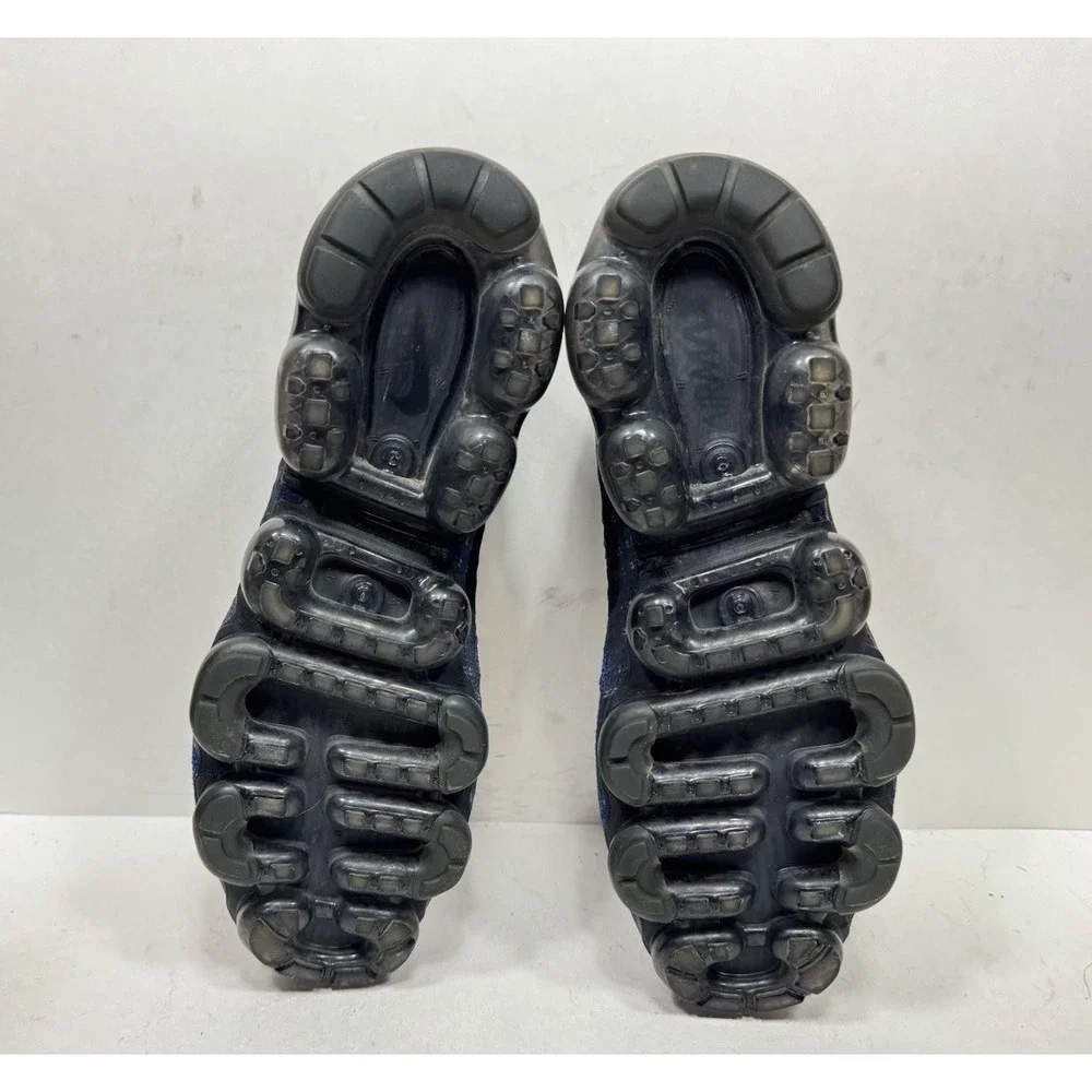 Nike Air VaporMax Flyknit Shoes Mens Size 9 Midnight College Navy 849558-400
